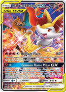 Charizard &amp; Braixen GX (SM230) (Tarjeta Jumbo) [Sol y Luna: Promociones Black Star] 