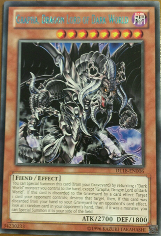 Grapha, Señor Dragón del Mundo Oscuro (Verde) [DL18-EN006] Raro 