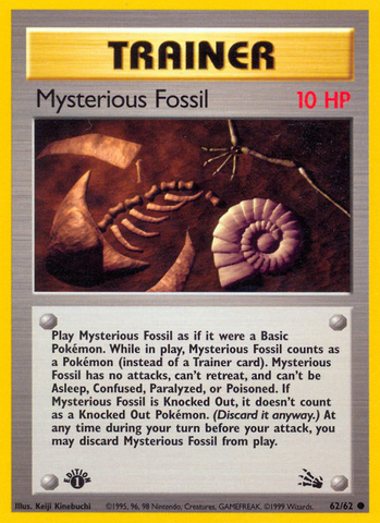Fósil misterioso (62/62) [Fossil 1.ª edición] 