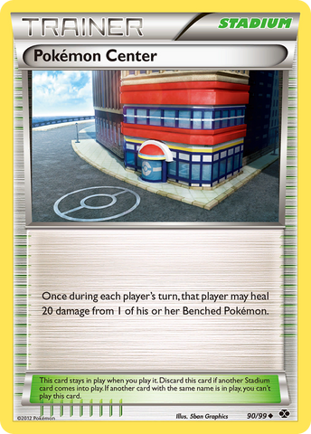 Centro Pokémon (90/99) [Blanco y negro: Próximos destinos] 