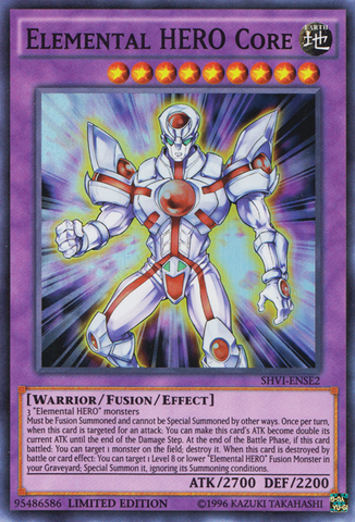 Núcleo de héroe elemental [SHVI-ENSE2] Súper raro 