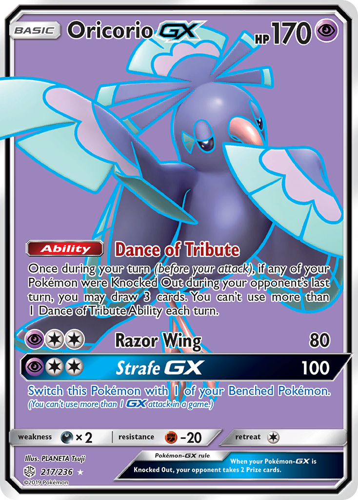Oricorio GX (217/236) [Sol y Luna: Eclipse Cósmico] 