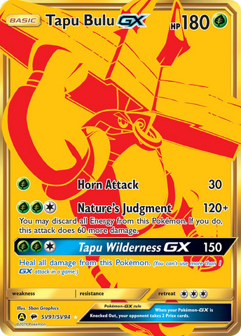 Tapu Bulu GX (SV91/SV94) [Sol y Luna: Destinos Ocultos - Bóveda Brillante] 
