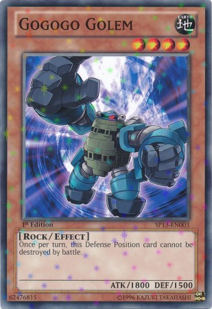 Gogogo Golem [SP13-EN003] Starfoil Raro 