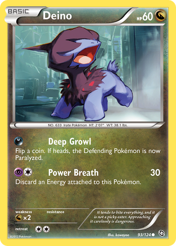 Deino (93/124) [Blanco y negro: Dragones exaltados] 