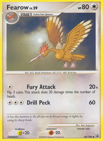Fearow (36/100) [Diamante y Perla: Amanecer majestuoso] 