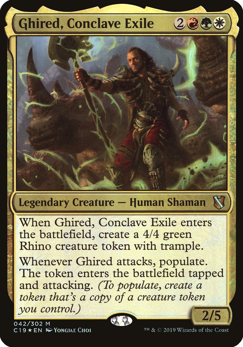 Ghired, Cónclave Exilio (de gran tamaño) [Commander 2019 de gran tamaño] 