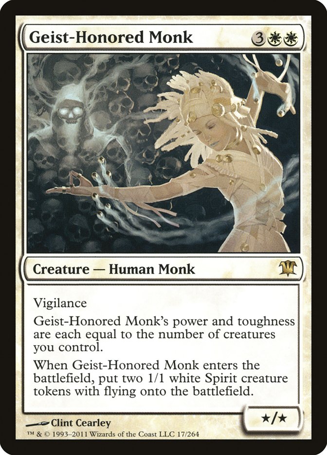 Monje honrado por los Geist [Innistrad] 