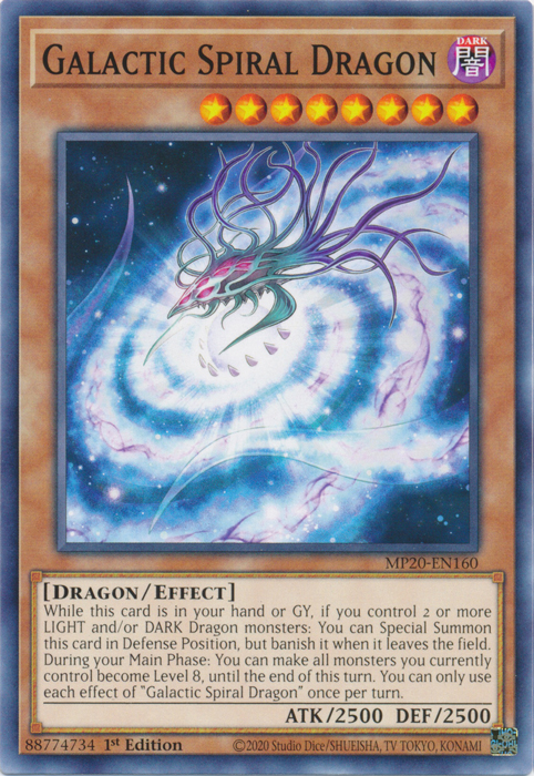 Dragón Espiral Galáctico [MP20-EN160] Común 
