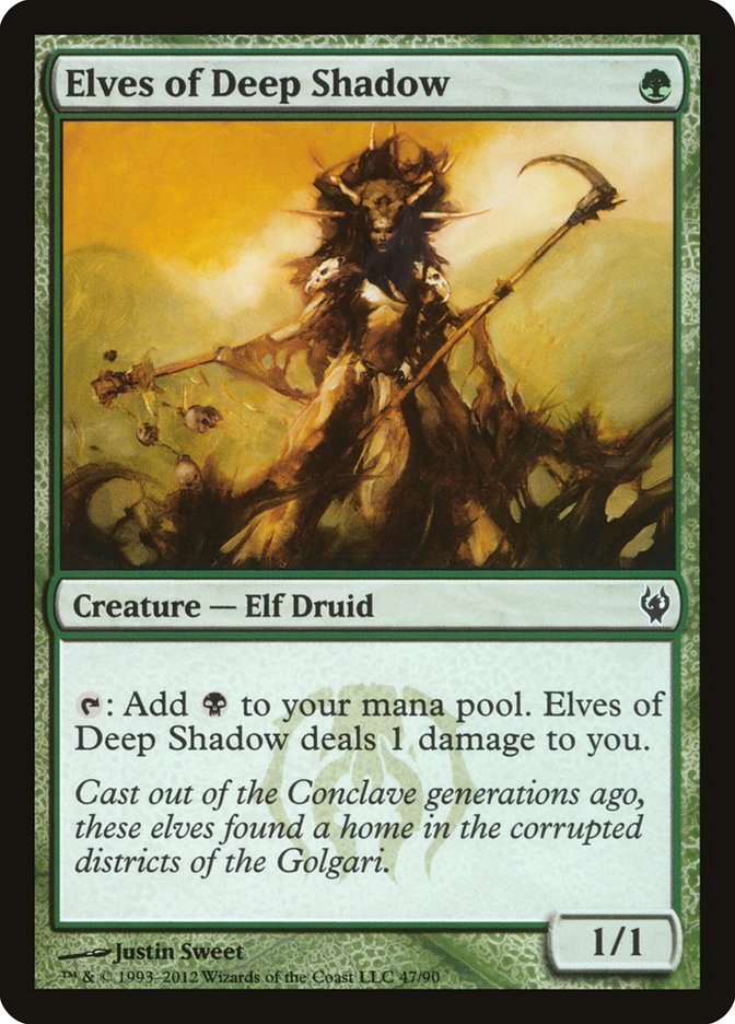 Elfos de las Sombras Profundas [Mazos de Duelo: Izzet vs.Golgari] 