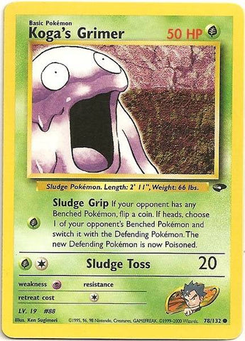 Grimer de Koga (78/132) [Gym Challenge Unlimited] 