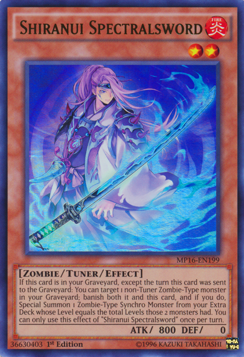 Espada espectral Shiranui [MP16-EN199] Ultra rara 