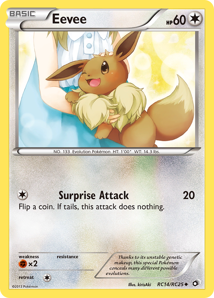 Eevee (RC14/RC25) [Blanco y negro: Tesoros legendarios] 