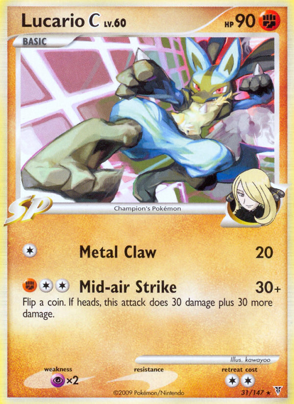 Lucario C (31/147) [Platino: Vencedores Supremos] 