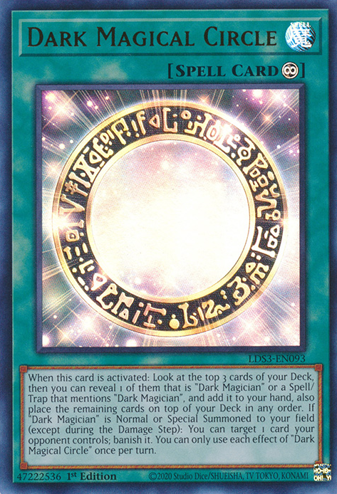 Círculo Mágico Oscuro [LDS3-EN093] Ultra Raro 