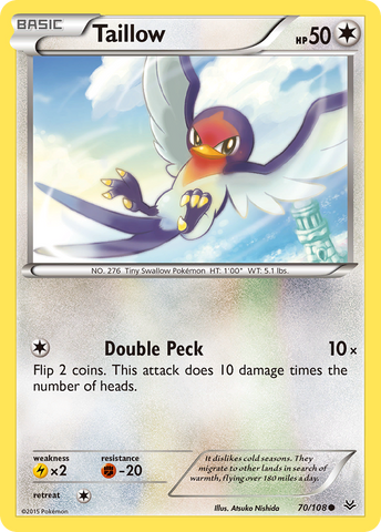 Taillow (70/108) [XY: Cielos rugientes] 