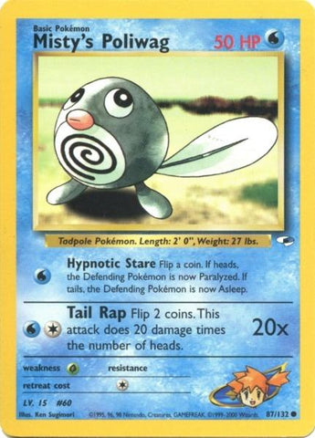 Poliwag de Misty (87/132) [Gym Heroes Unlimited] 