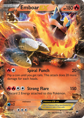 Emboar EX (14/122) [XY: Punto de ruptura] 