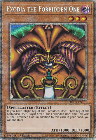 Exodia el Prohibido [BLCR-EN101] Starlight Raro 