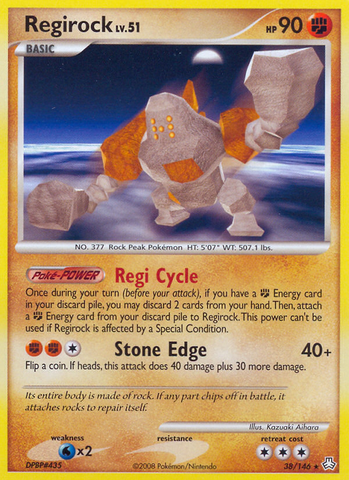 Regirock (38/146) [Diamante y Perla: Leyendas despiertas] 