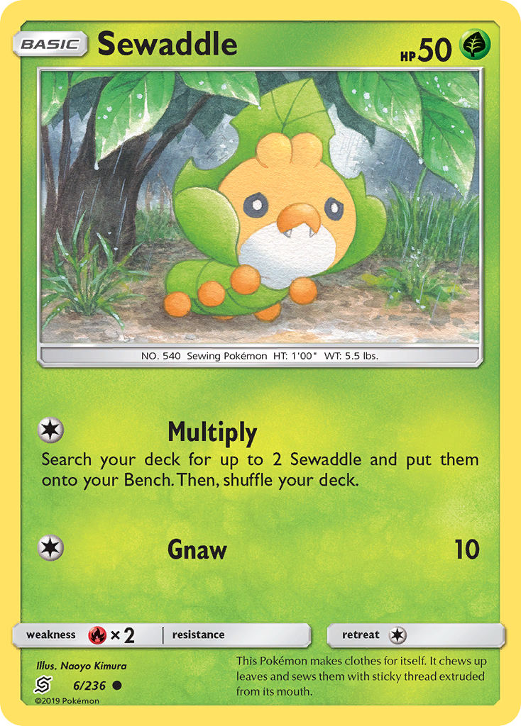 Sewaddle (6/236) [Sol y Luna: Mentes unificadas] 