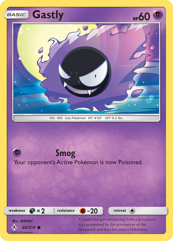 Gastly (68/214) [Sol y Luna: Vínculos inquebrantables] 