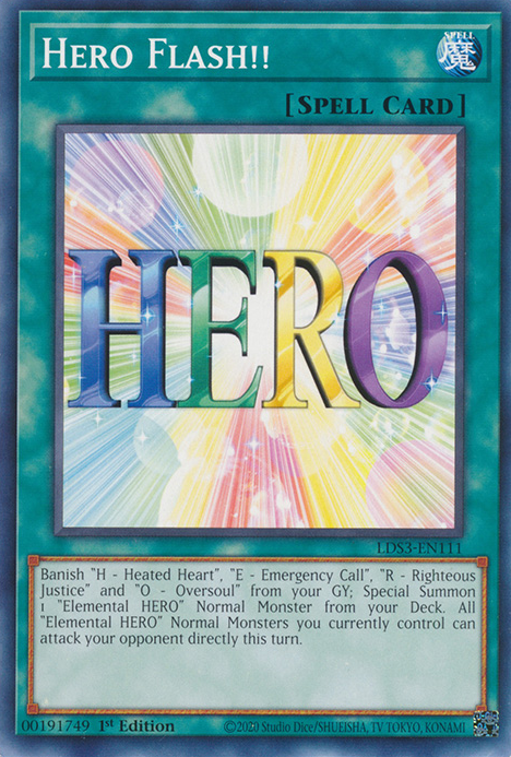¡¡Héroe Flash!! [LDS3-EN111] Común 