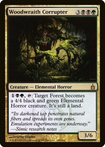Woodwraith Corrupter [Ravnica: Ciudad de los Gremios] 