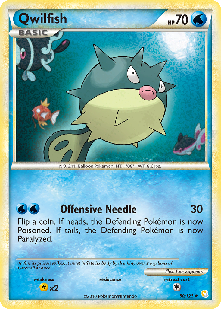 Qwilfish (50/123) [HeartGold y SoulSilver: Conjunto básico] 