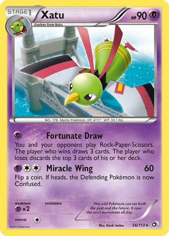 Xatu (56/113) [Blanco y Negro: Tesoros legendarios] 