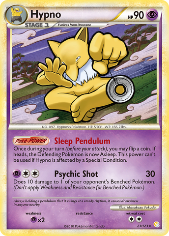 Hypno (23/123) [HeartGold y SoulSilver: Conjunto básico] 