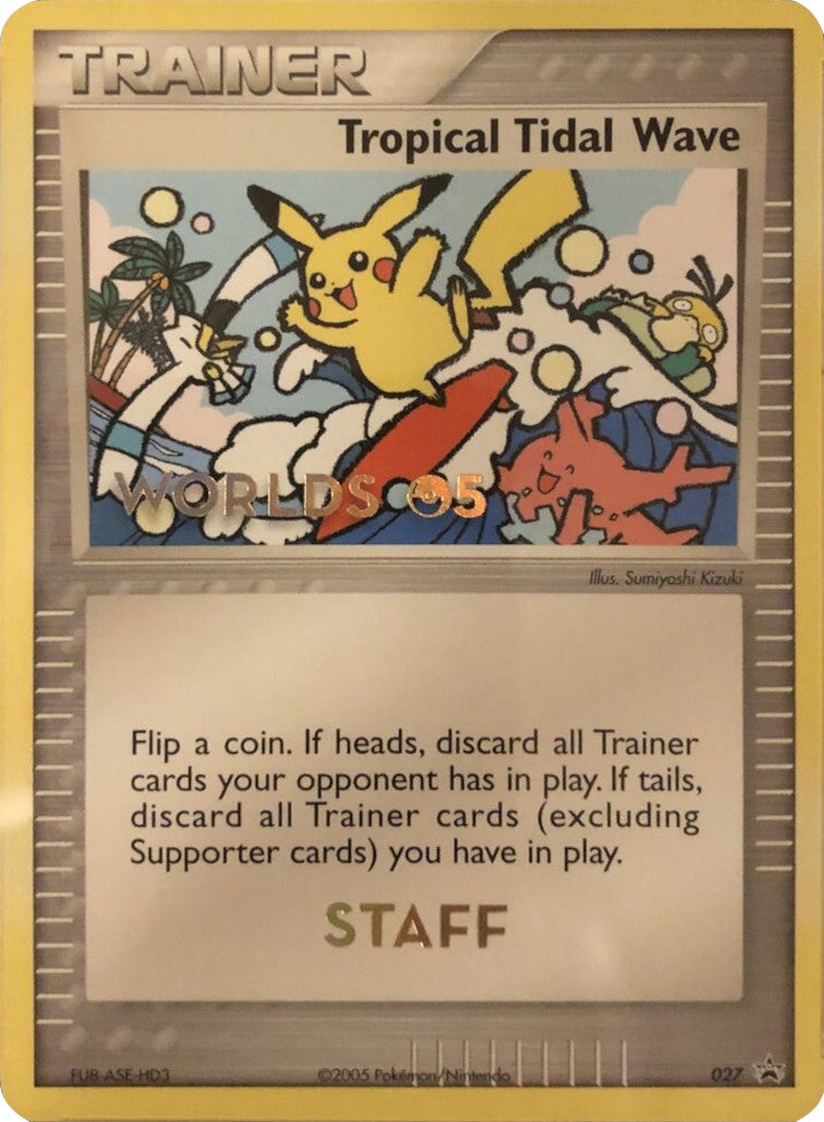 Maremoto tropical (027) (Personal del Mundial 2005) [Nintendo: Black Star Promos] 