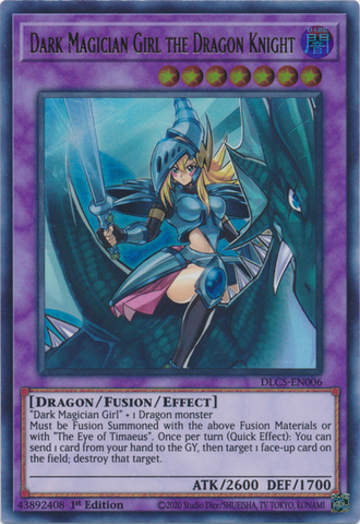Chica Maga Oscura, el Caballero Dragón [DLCS-EN006] Ultra Raro 