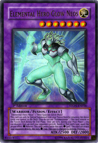 Elemental Hero Glow Neos [STON-EN036] Ultra Raro 