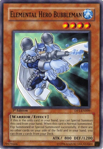 Héroe elemental Bubbleman [DP1-EN009] Común 