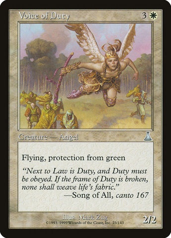 Voz del deber [El destino de Urza] 
