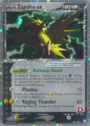 Zapdos ex de Rocket (106/109) [EX: El regreso del Team Rocket] 