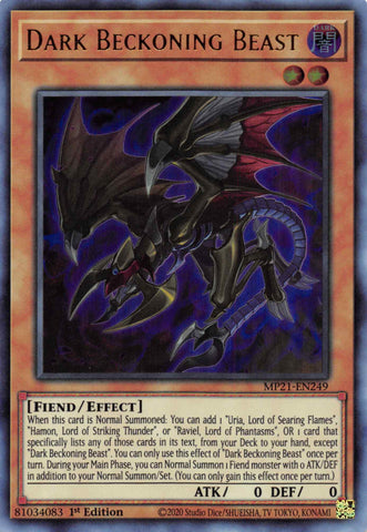Bestia Oscura que Hace Señas [MP21-EN249] Ultra Raro 