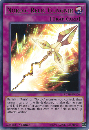 Reliquia Nórdica Gungnir [LC5D-EN200] Ultra Raro 