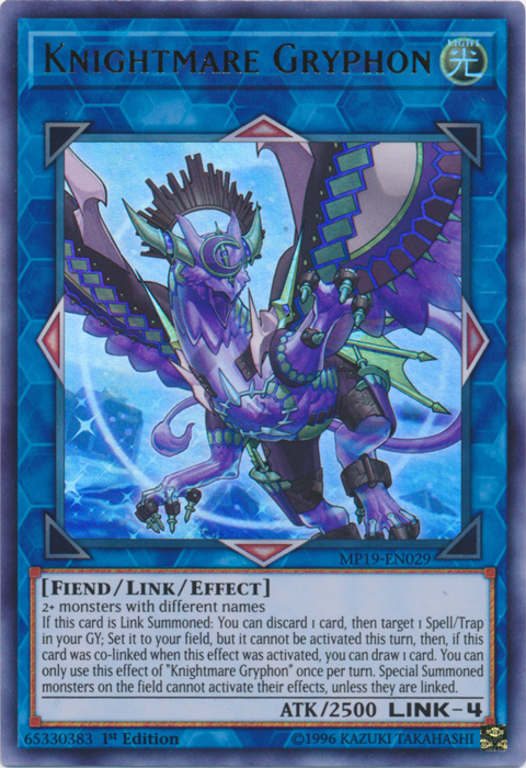 Grifo Knightmare [MP19-EN029] Ultra raro 