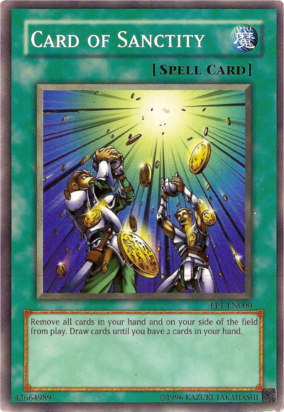 Tarjeta de Santidad (Promoción Kids WB Duel of Destiny) [EP1-EN000] Común 