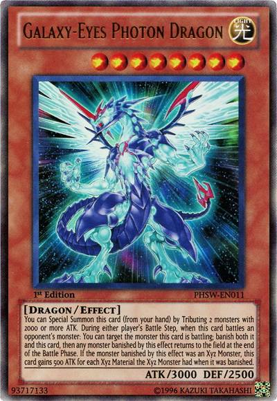 Dragón fotónico de ojos galácticos [PHSW-EN011] Ultra raro 