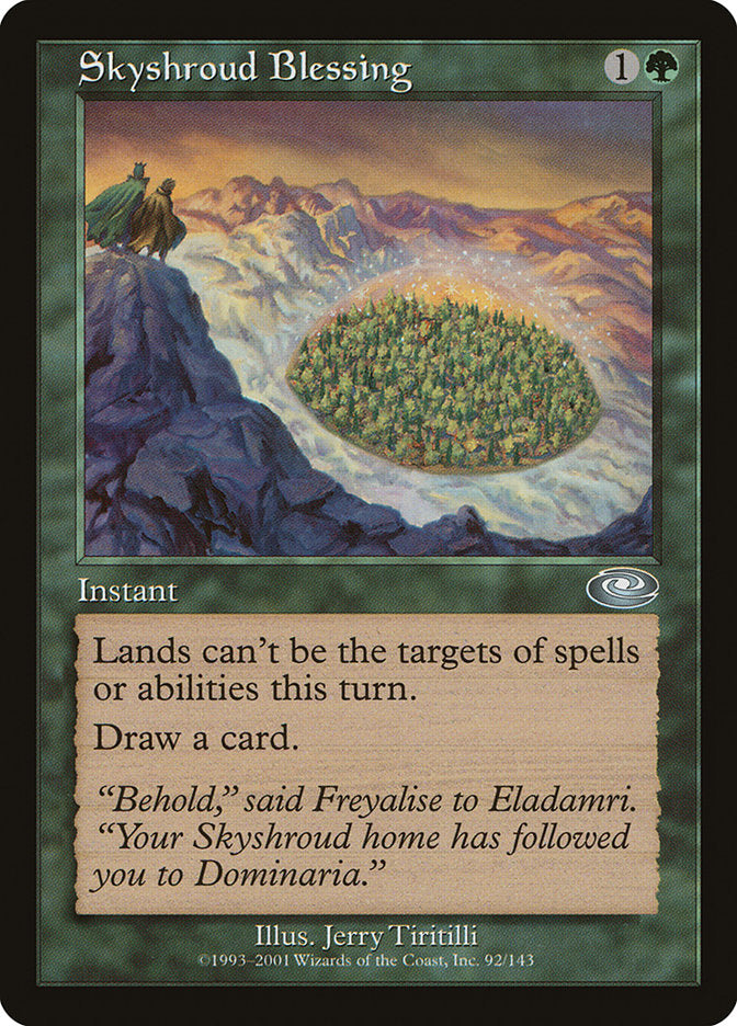 Bendición de Velo Celestial [Cambio de plano] 