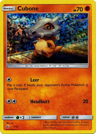 Cubone (7/12) [Promociones de McDonald's: Colección 2018] 