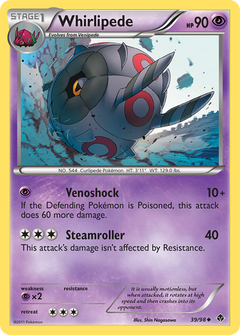 Whirlipede (39/98) [Blanco y negro: poderes emergentes] 