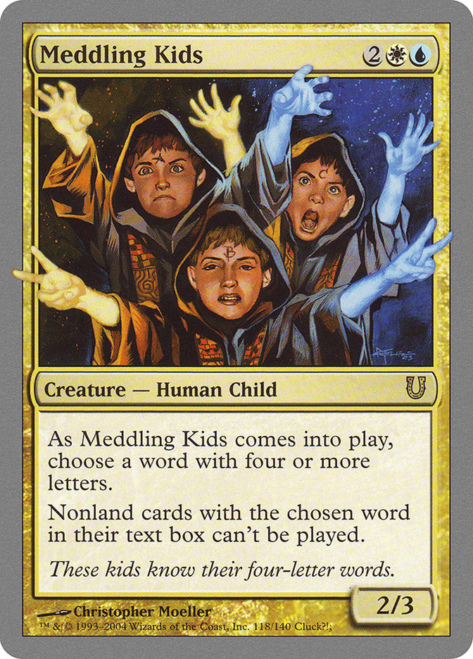Niños entrometidos [desquiciados] 