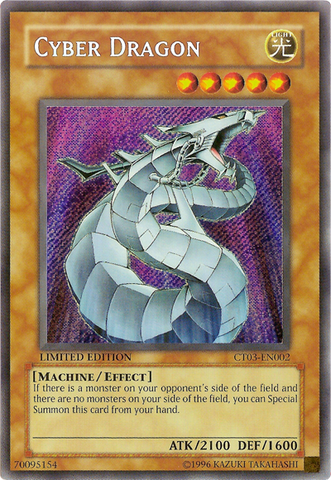 Dragón Cibernético [CT03-EN002] Secreto Raro 