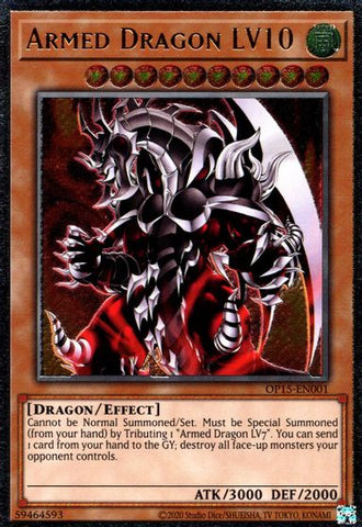 Dragón Armado LV10 [OP15-EN001] Último Raro 