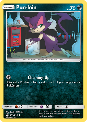 Purrloin (135/236) [Sol y Luna: Mentes Unificadas] 