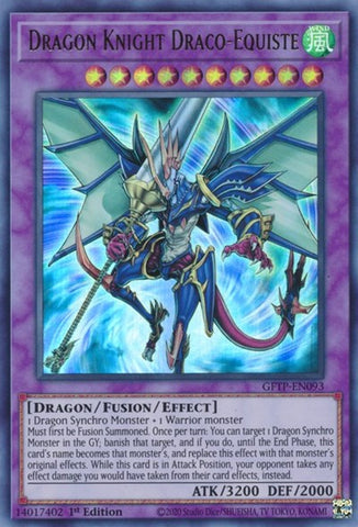 Caballero Dragón Draco-Equiste [GFTP-EN093] Ultra Raro 